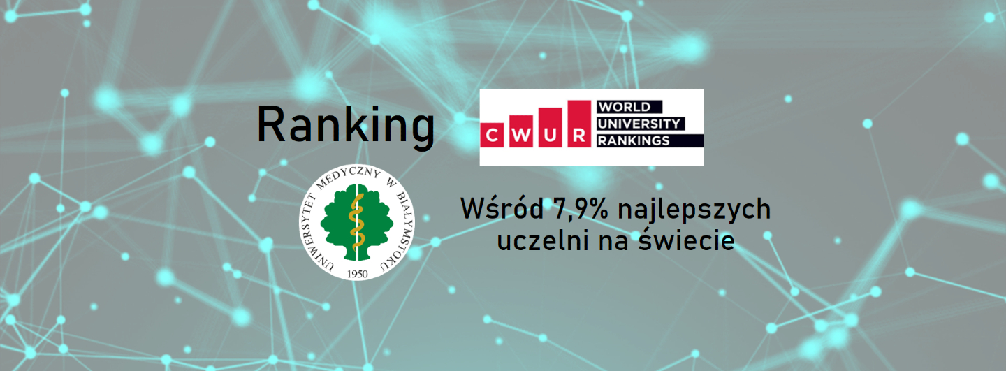 Zdjęcie: Ranking CWUR. UMB wśród 7.9 procent najlepszych