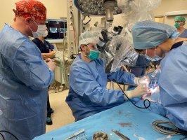The surgery for the first innovative middle ear implant in the Podlasie region