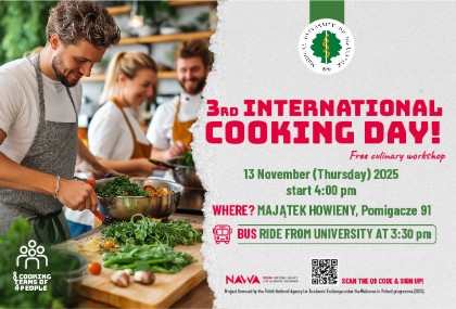 Image: Poster announcing the 3rd International Cooking Day
