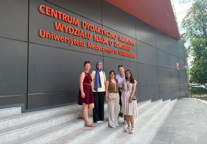 Link: Studenci z Egiptu, Turcji, Ukrainy i Francji na wakacyjnych praktykach w UMB