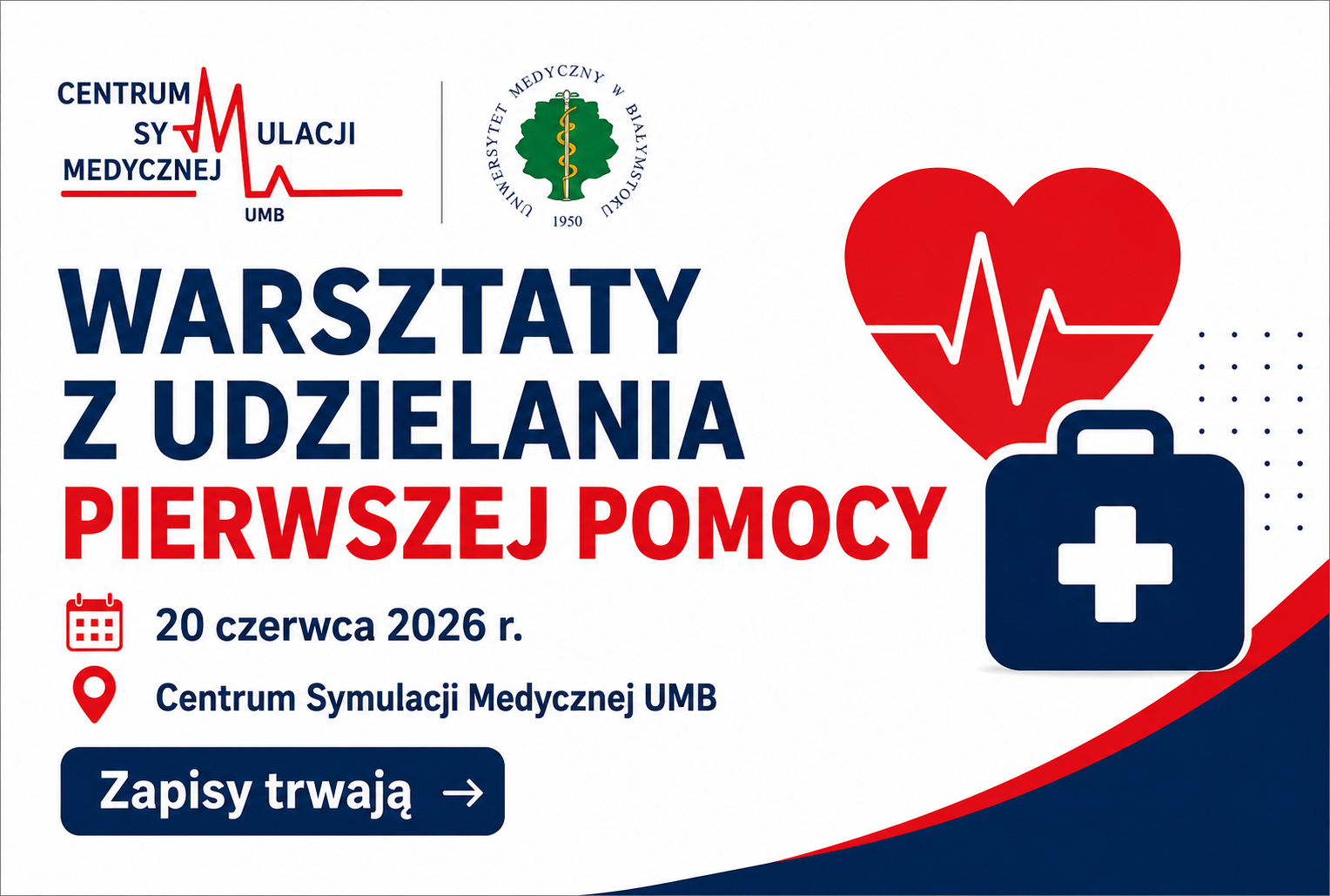 Link: 20 czerwca warsztaty w Centrum Symulacji Medycznej UMB