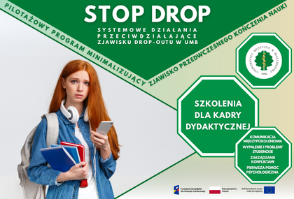 Link: Szkolenia dla kadry dydaktycznej UMB z z zakresu komunikacji międzypokoleniowej, pierwszej pomocy psychologicznej, profilaktyki wypalenia oraz zarządzania konfliktami w grupach studenckich