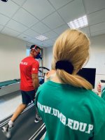 Pracownicy CBK na szkoleniu z fizjologii sportu Pracownicy CBK na szkoleniu z fizjologii sportu