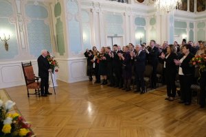 Profesor Marian Szamatowicz odebrał tytuł Honorowego Obywatela Białegostoku Profesor Marian Szamatowicz odebrał tytuł Honorowego Obywatela Białegostoku