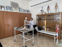 Klasa patronacka na zajęciach w Zakładzie Anatomii Prawidłowej Człowieka