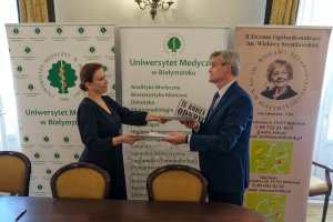 Porozumienie o współpracy: UMB i X Liceum Ogólnokształcące w Białymstoku Porozumienie o współpracy: UMB i X Liceum Ogólnokształcące w Białymstoku