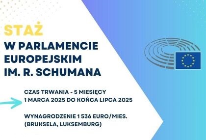 Link: Staż im. R. Schumana w Parlamencie Europejskim