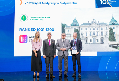 Link: Rector's Plenipotentiary for International Cooperation receives award from THE World University Rankings 2025