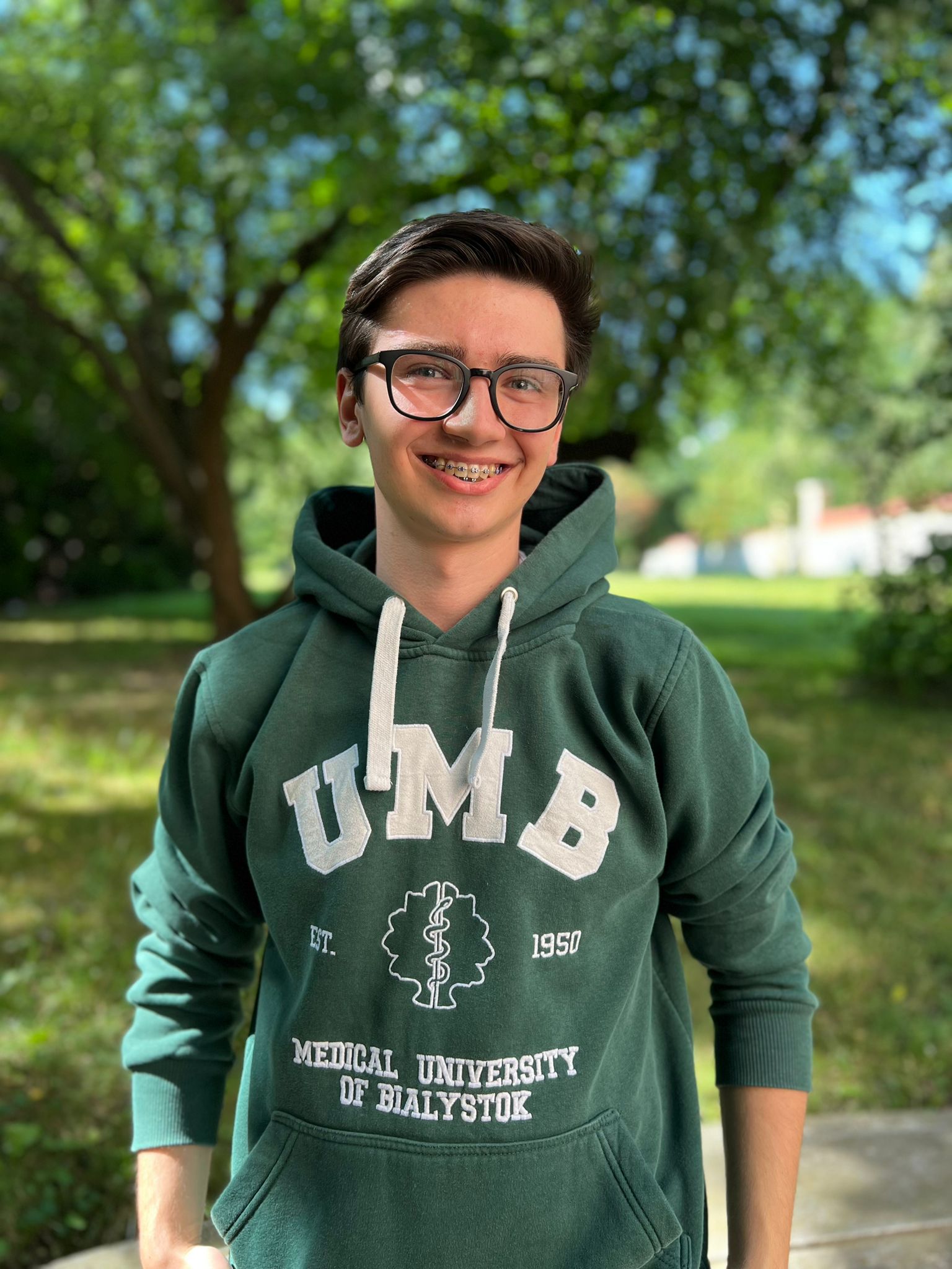 Przewodniczący Samorządu Studentów Sebastian Bobryk