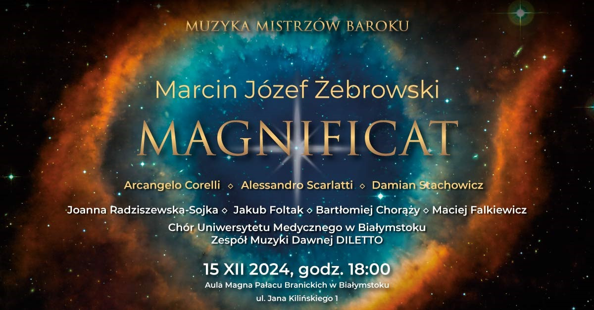 Link: Koncert Magnificat z cyklu Muzyka Mistrzów Baroku - 15.12.2024