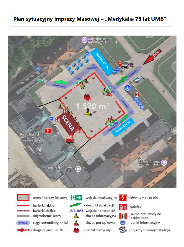 Plan sytuacyjny Medykalia 2025