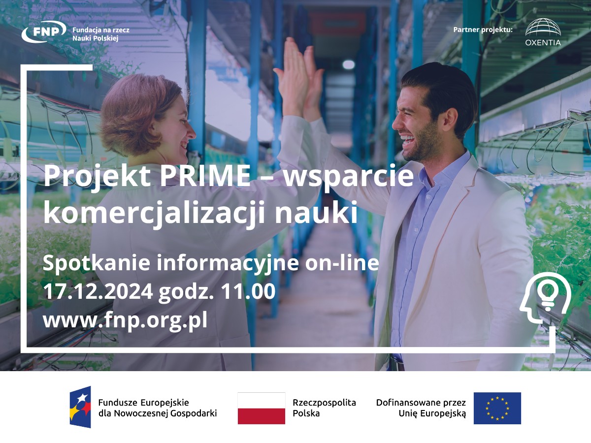 Nabór do projektu PRIME - spotkanie informacyjne