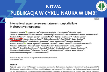 Link: Obturacyjny Bezdech Senny: Międzynarodowe standardy leczenia chirurgicznego